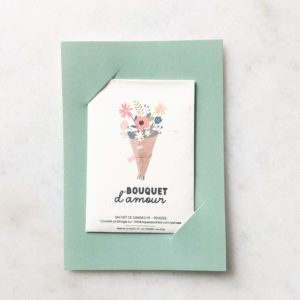 Carte à semer - Bouquet coloré