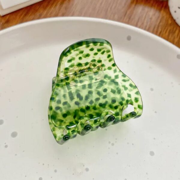 Pince baby confettis vert
