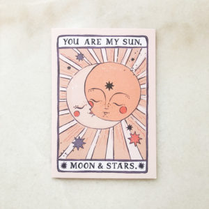Carte Tarot - Sun and moon