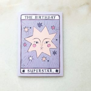 Carte Tarot - Superstar birthday