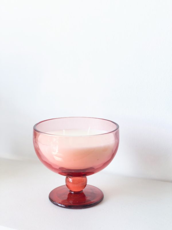 Bougie Coupe Rose