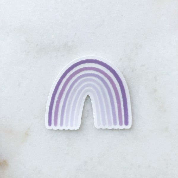 Stickers Arc en ciel - violet