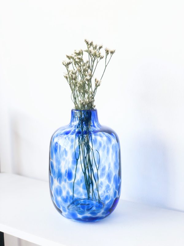 Vase Murano bleu - petit modèle