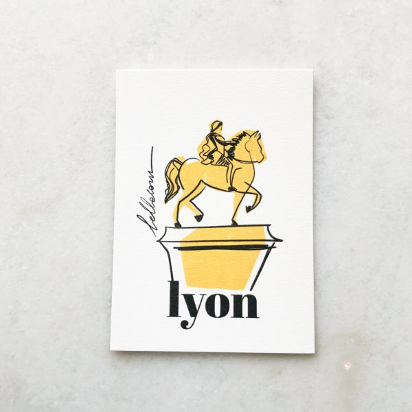 Carte de Lyon Bellecour