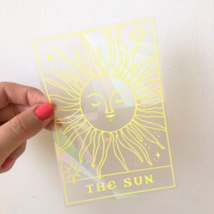 Rainbow Suncatcher - Tarot the Sun